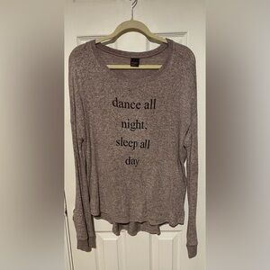 Free Press Taupe Heathered Sweater